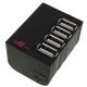 Otočný USB Hub 2.0 - čierny