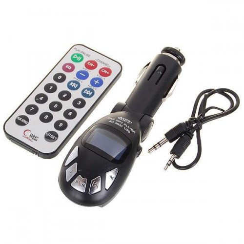 FM transmiter s MP3 přehrávačem SD, USB, DO