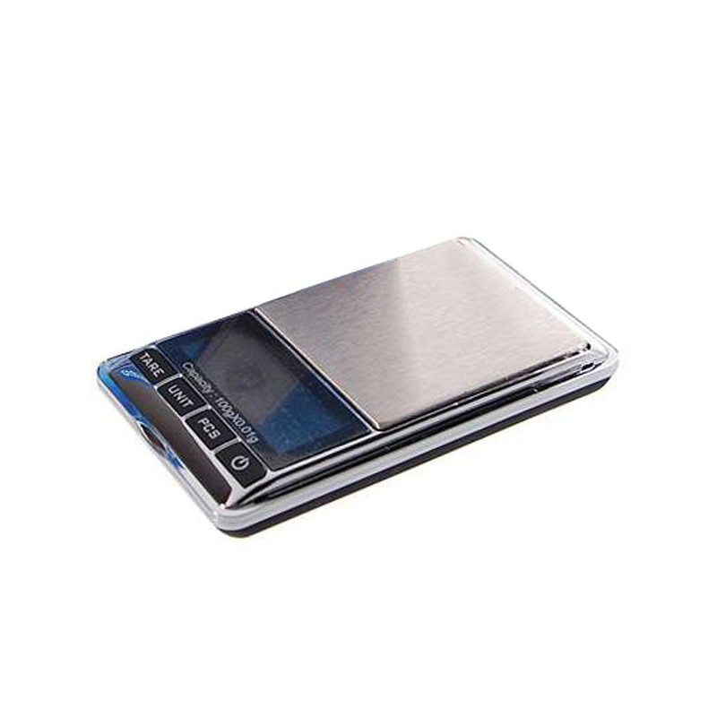 Mini presná digitálna vrecková váha 100g Max / 0,01g