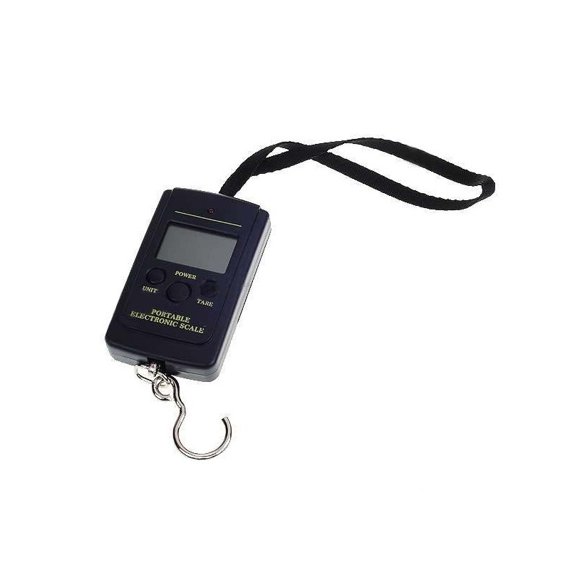 Prenosná digitálna elektronická závesná váha 40 kg Max/20g