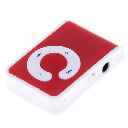 MP3 prehrávač s Micro SD - červený