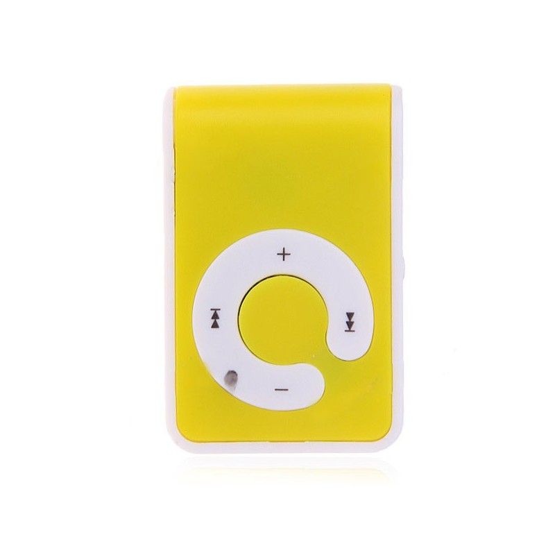 MP3 prehrávač s Micro SD - žltý