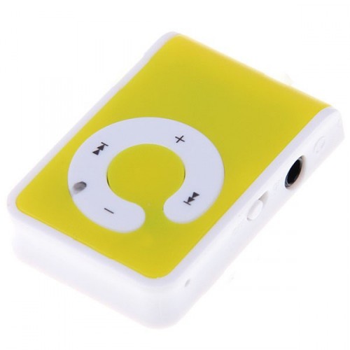 MP3 prehrávač s Micro SD - žltý