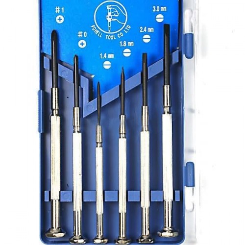 Presné skrutkovače 6-dielna sada