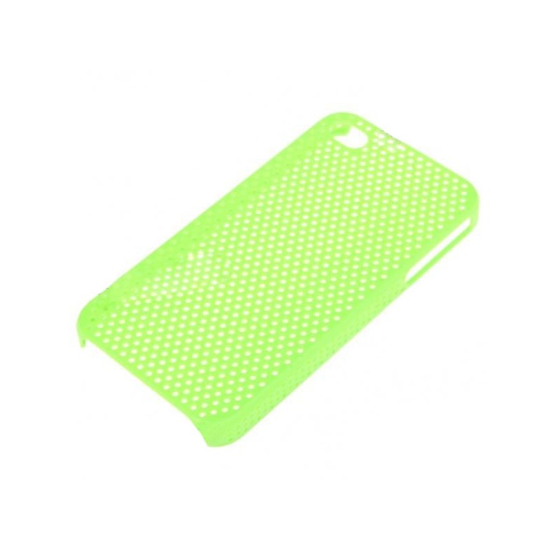 Zadný kryt sieťovaný pre iPhone 4/4S zelený