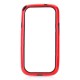 Ochranný rám silikón+plast pre Samsung i9300 Galaxy S III červený
