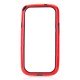 Ochranný rám silikón+plast pre Samsung i9300 Galaxy S III červený