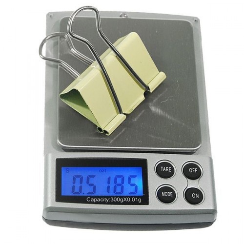 Vrecková digitálna mikrováha (max 300g / rozlíšenie 0.01g)