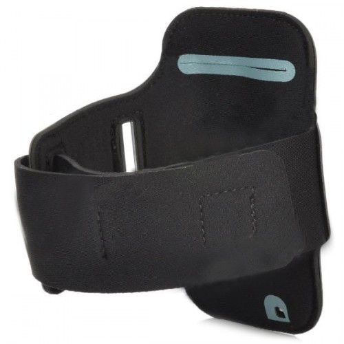 Neoprénové športové púzdro pre iPhone 5 - čierne