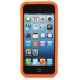 Ochranné silikonové pouzdro pro iPhone 5 - oranžové