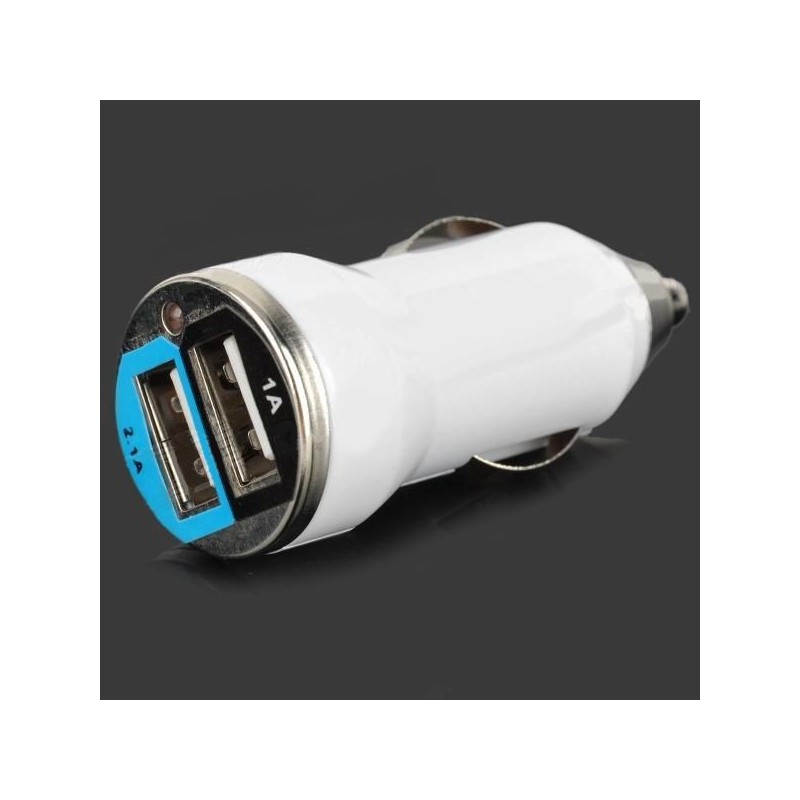 Dual USB autonabíjačka 12 ~ 24V 1A/2,1A