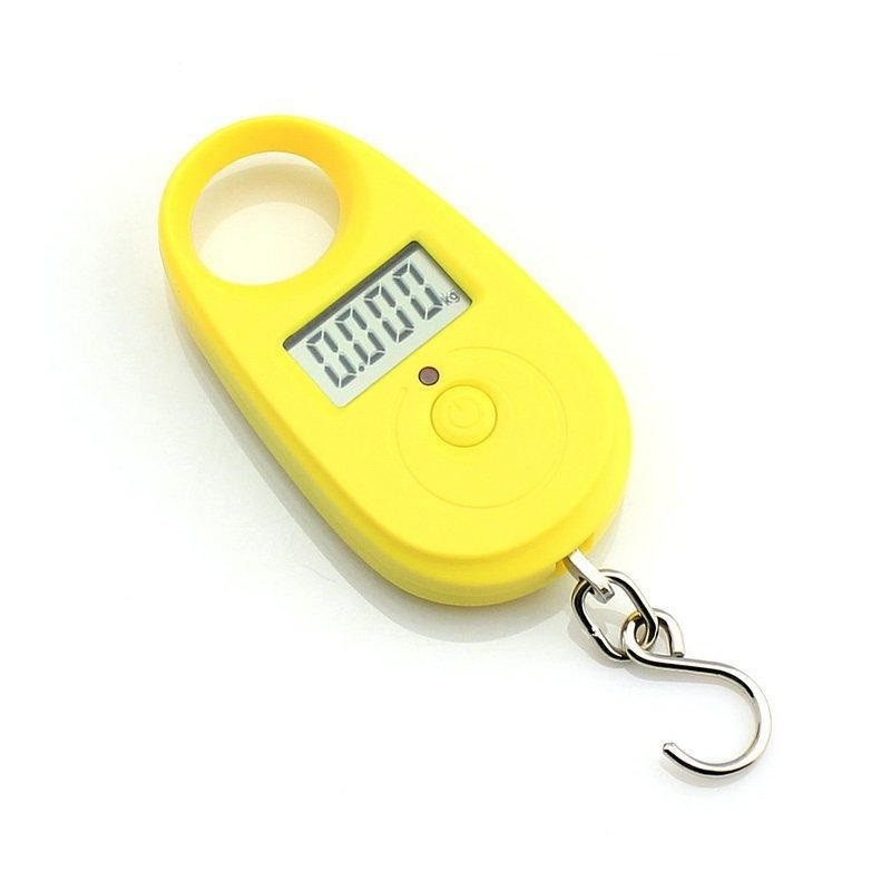 Závesná váha do 25kg presnosť 5g žltá