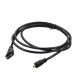 Mini HDMI na HDMI pripojovací kábel - čierny (105 cm)