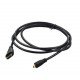 Mini HDMI na HDMI pripojovací kábel - čierny (105 cm)