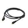 Mini HDMI na HDMI pripojovací kábel - čierny (105 cm)