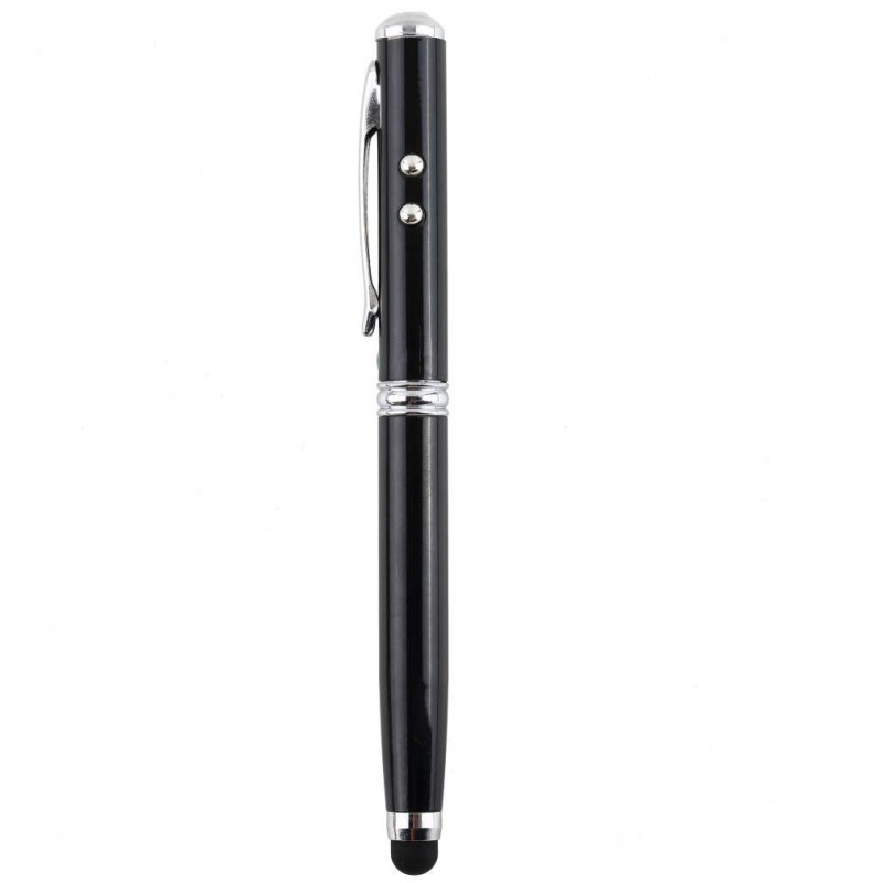 4v1 Laser LED Pero Stylus čierne