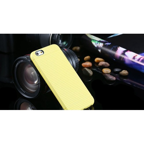 Žltý silikónový zadný kryt pre iPhone 6/6S