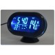 Digitálny teplomer do auta modrý displej