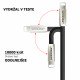 VOXLINK 3m USB / LIGHTNING oranžový kábel