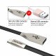 VOXLINK 3m USB / microUSB čierny odolný kábel