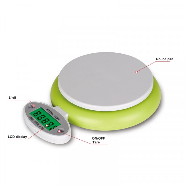 CH-303 digitálna kuchynská váha do 5kg / 1g