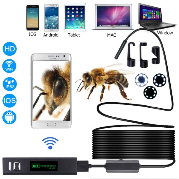 F150 HD Wifi endoskop 2m