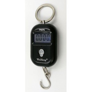 WH-A21 mini digitálna závesná váha do 25kg čierna