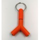 Rozdvojka na slúchatká 3.5mm Jack (oranžová)