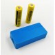 USB Power Banka na 2x 18650 batérie modrá