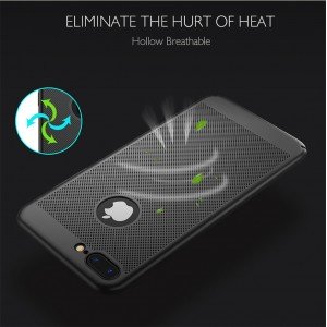 iPhone 7/8 zadný MESH kryt modrý