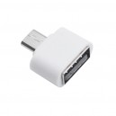 USB/microUSB OTG adaptér biely