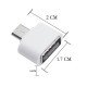 USB/microUSB OTG adaptér biely