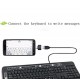 USB/microUSB OTG adaptér biely