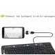 USB/microUSB OTG adaptér biely