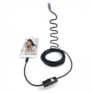 2m 8mm HD Android endoskop s LED