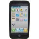 Ochranné silikónové puzdro pre iPhone 4 farebné bodky