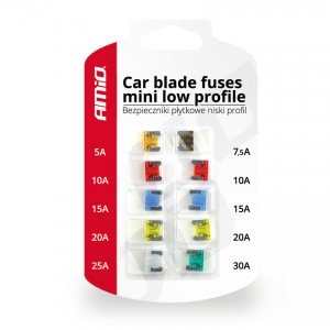 AMiO Sada 10ks mini pojistek do auta