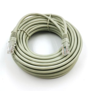 Propojovací kabel UTP 5e 10 m šedý Maclean