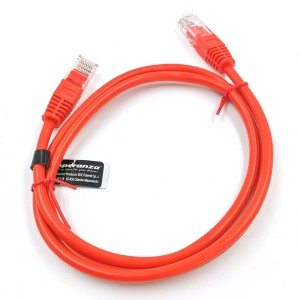 EB273R UTP CAT 5E patchcord kabel 1m červený Esperanza
