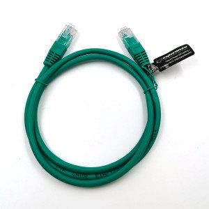 EB273G UTP CAT 5E patchcord kabel 1m zelený Esperanza