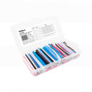 170 ks sada zmršťovacích bužírok 10cm - 5 farieb, 6 priemerov