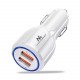 Maclean Energy nabíjačka do auta QC 3.0 MCE478 B - biela Qualcomm Quick Charge QC 3.0 - 5V / 3A, 9V / 1,8A, 12V / 1,6A