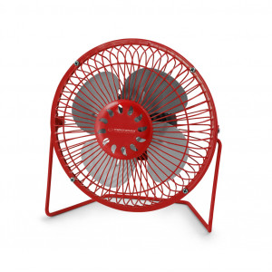 EA149R USB ventilátor Yugo červený 15cm