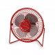 EA149R USB ventilátor Yugo červený 15cm