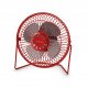 EA149R USB ventilátor Yugo červený 15cm