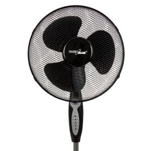GB580 Podlahový ventilátor GreenBlue 40W výška 1,25 m s diaľkovým ovládaním a časovačom až do 7,5 h