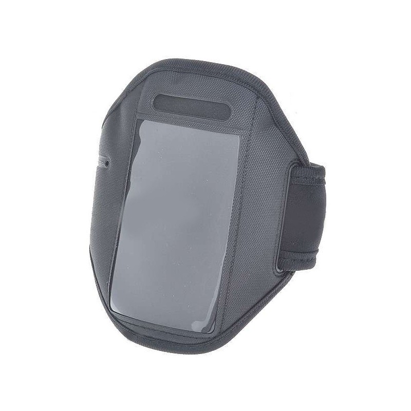 Neoprénové športové púzdro na rameno pre iPhone 4 - čierne