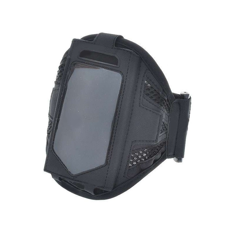 Športové púzdro na ruku pre iPhone 4 - čierne