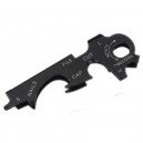 8v1 multifunkčný prívesok na kľúče čierny