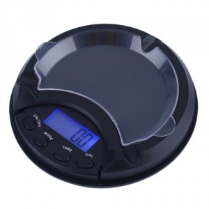 Digitálna váha v tvare popolníka do 200g / 0,01g